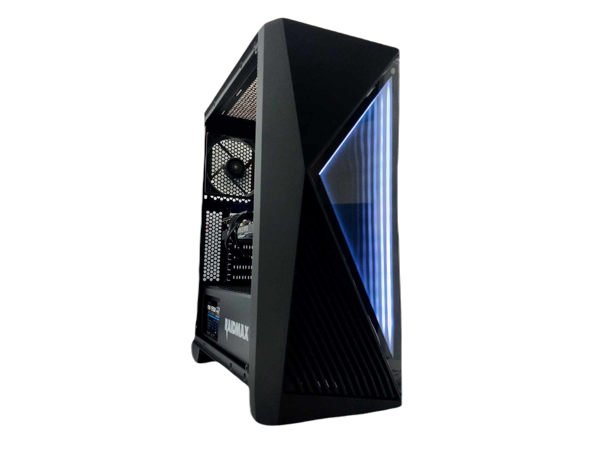 Custom Gaming PC Desktop Computer - AMD Ryzen 3 Quad Core, 500GB SSD, NVIDIA RTX 2060, 32GB RAM, Black (Model S811 A520) - Perfect for Esports, Streaming & High-Performance Gaming