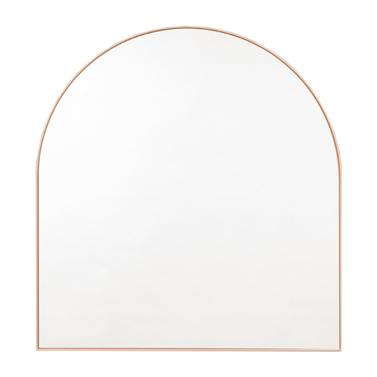 Bjorn Arch Mirror in Powder Finish - Elegant Wall Decor for Living Room, Bedroom, or Entryway
