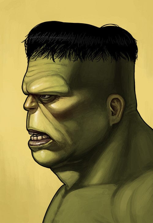 Hulk Mike Mitchell Poster - Premium Marvel Superhero Wall Art for Home & Office Decor | Perfect for Comic Fans & Collectors