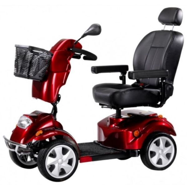 FreeRider USA FR 510F II Heavy Duty 4 Wheel Mobility Scooter - 500 lbs Weight Capacity - Bariatric Electric Scooter for Adults - Ideal for Indoor & Outdoor Use, Shopping Malls, Parks, and Travel