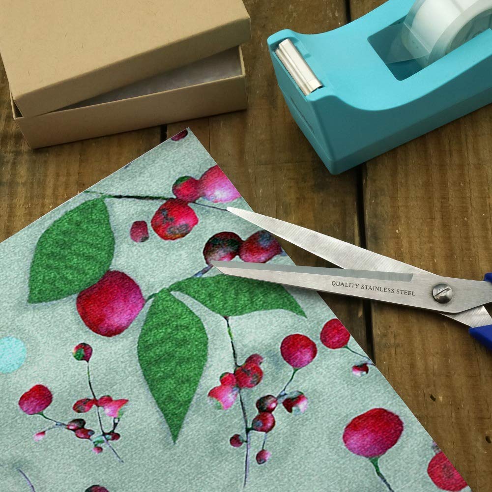 Premium Wild Cherry Blossoms Gift Wrapping Paper Roll - Floral Japanese Sakura Design for Birthday, Wedding & Party Presents - Eco-Friendly Kraft Paper for DIY Crafts & Gift Packaging