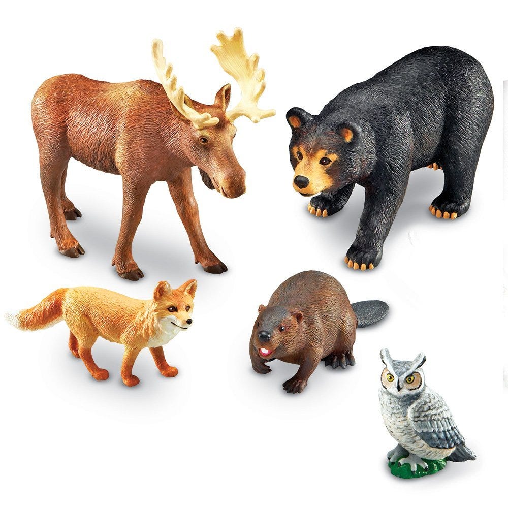 Large Plush Forest Animals Stuffed Toys - Soft & Cuddly Gifts for Kids, Nursery Decor, Baby Shower Gifts | Perfect for Playtime, Bedtime & Room Decoration