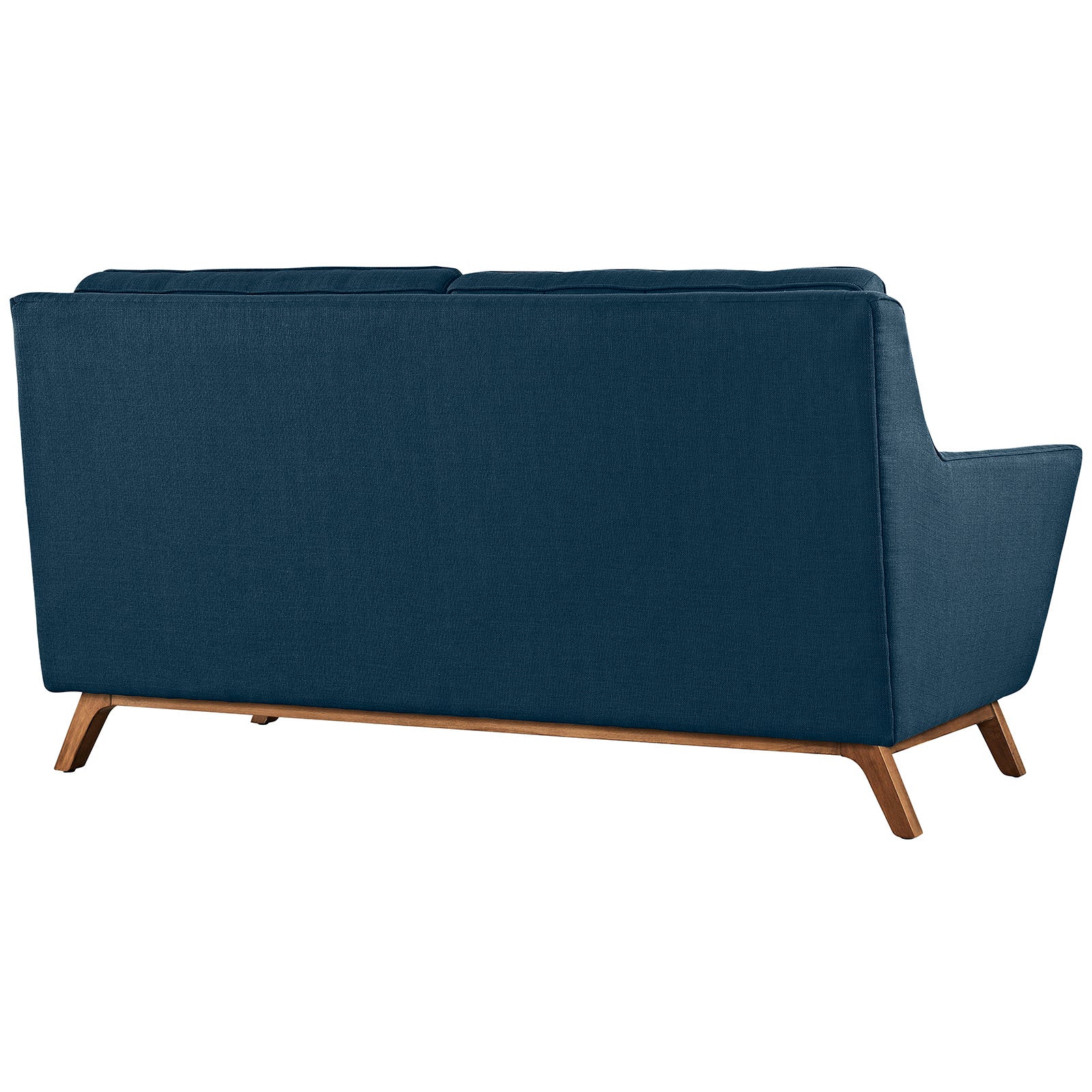 Beguile Upholstered Fabric Loveseat - Comfortable Small Sofa for Living Room, Bedroom & Office - Perfect for Cozy Spaces and Small Apartments