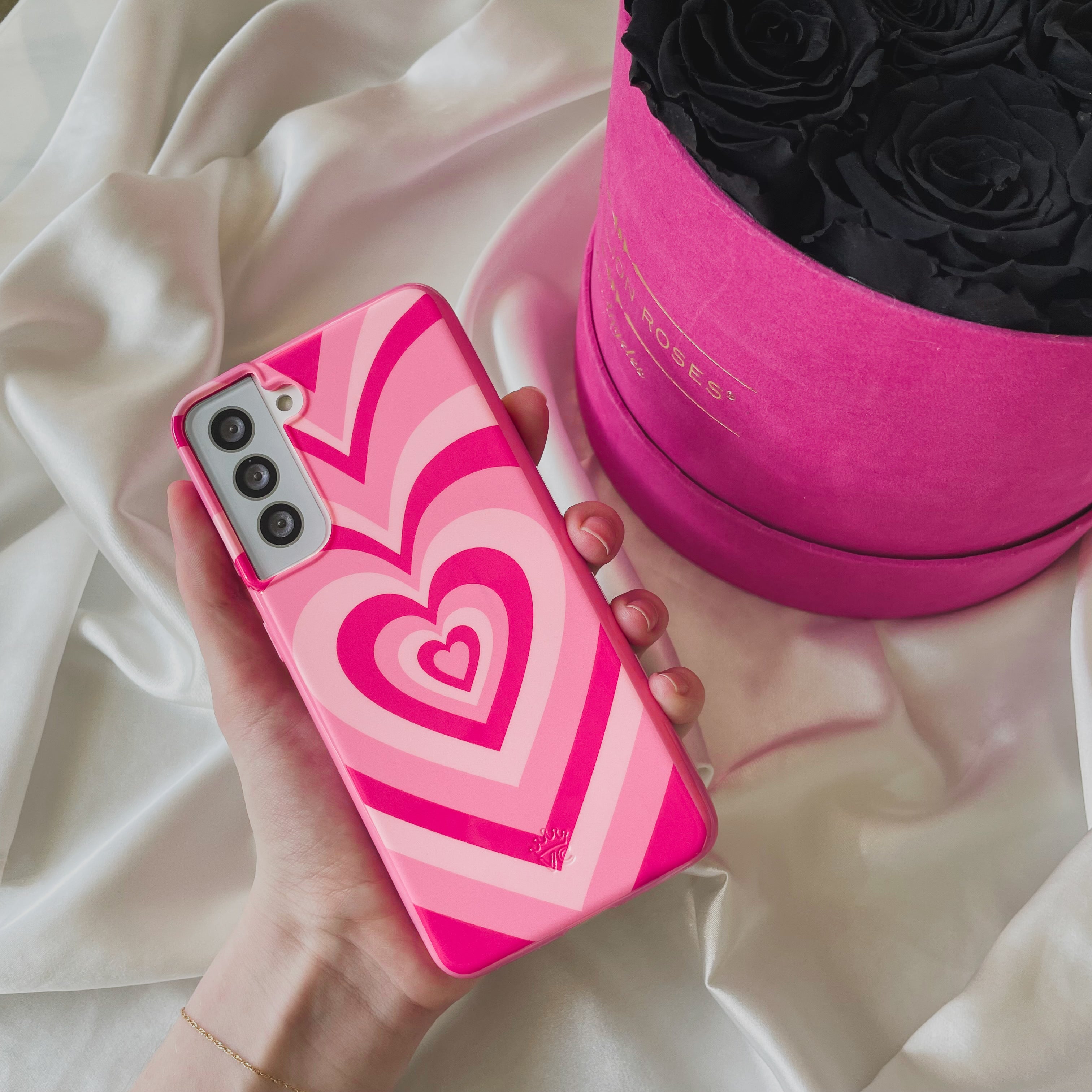 Pink Sweethearts Samsung Phone Case - Cute & Protective Cover for Samsung Galaxy [Model] - Perfect for Valentine's Day, Everyday Use & Gift Giving