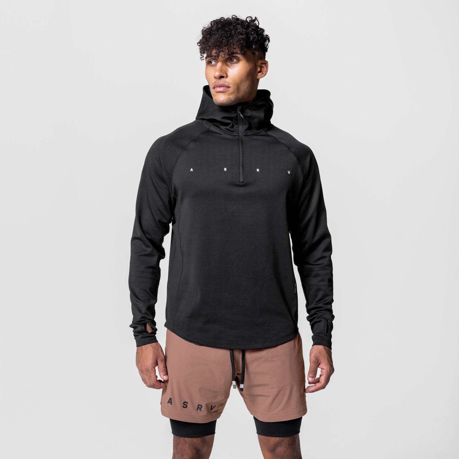 Aeroheat® Training Hoodie for Men & Women - Lightweight, Breathable Black Workout Sweatshirt for Gym, Running & Outdoor Activities