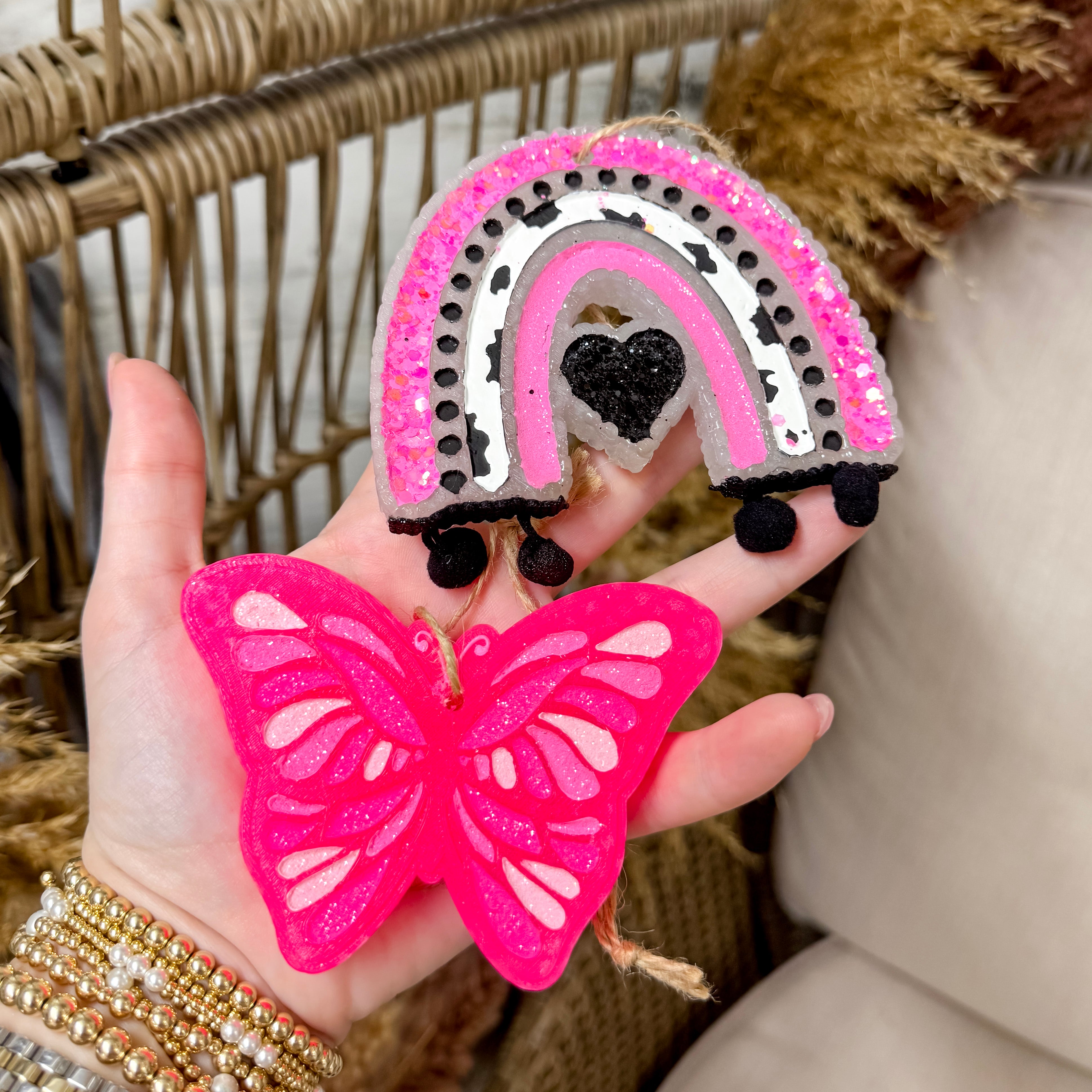 Butterfly Bliss Car Air Freshener - Long Lasting Fragrance in Multiple Scents | Perfect for Cars, Trucks & Home Use