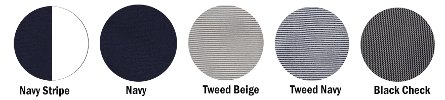 Premium Torquay Indoor/Outdoor Bean Bag Chair - Navy Blue Striped Design - Water-Resistant & Durable - Perfect for Living Room, Patio, Dorm or Game Room