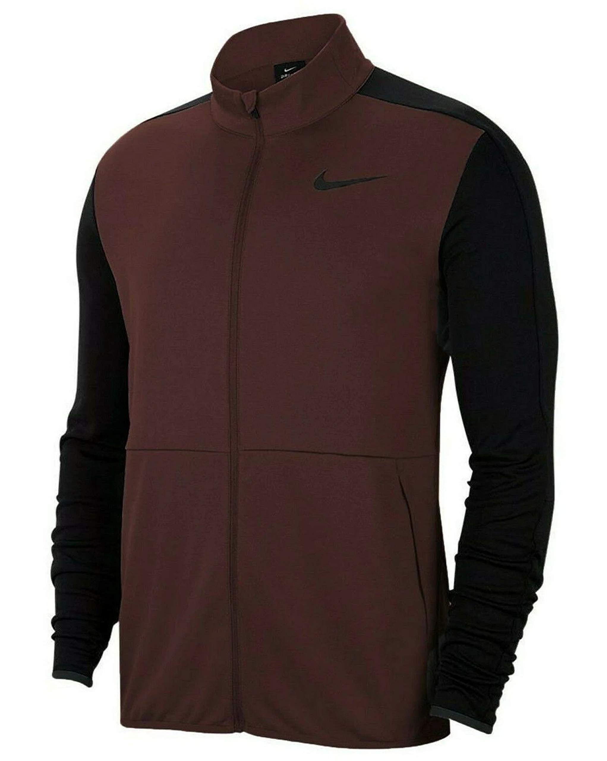 Nike Men's Fitness Workout Track Jacket - Lightweight Running Hoodie for Gym Training & Outdoor Sports