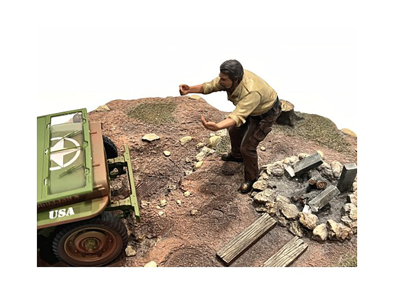 1/18 Scale 4X4 Mechanic Figure - 6 Pack for Diecast Model Cars by American Diorama | Perfect for RC Car Scenes, Off-Road Dioramas & Scale Model Displays