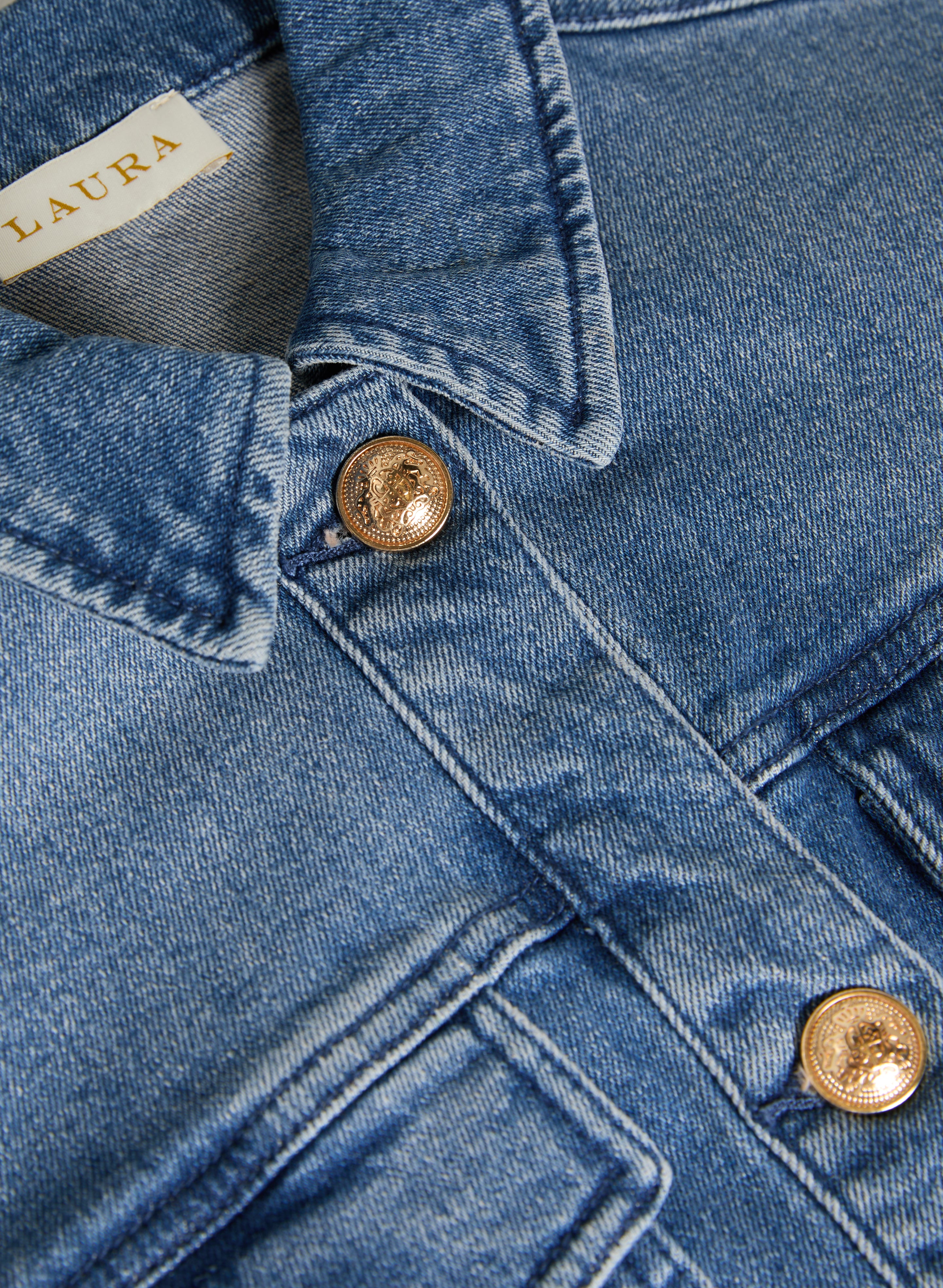 Stylish Button Down Denim Jacket for Men & Women | Classic Denim Shirt Jacket with Comfort Fit | Perfect for Casual Outings, Layering & Streetwear Fashion