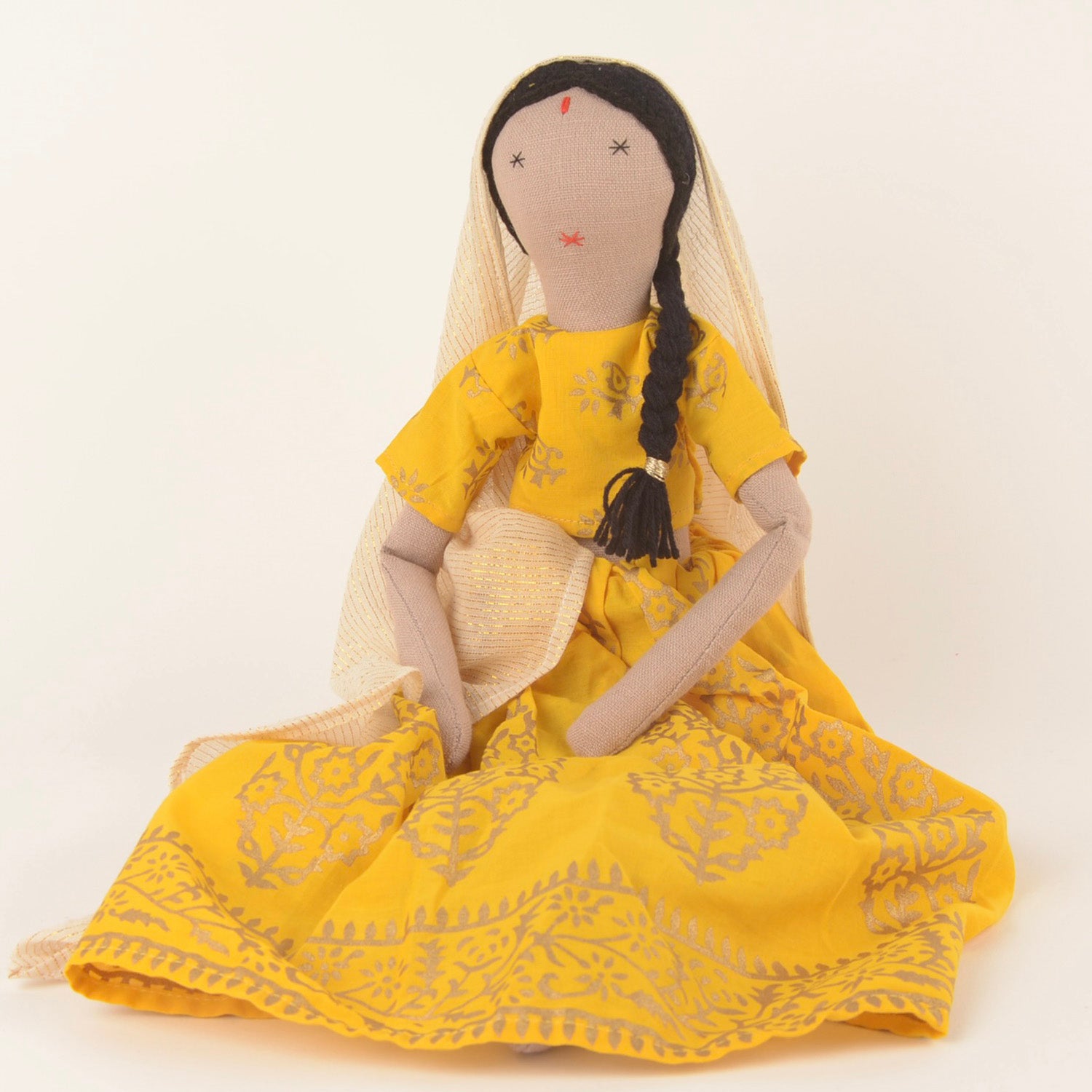 Handmade Indian Lehenga Doll - Traditional Handcrafted Bride Doll for Wedding Decor, Diwali & Festive Celebrations - Perfect for Home Display, Gift & Cultural Events