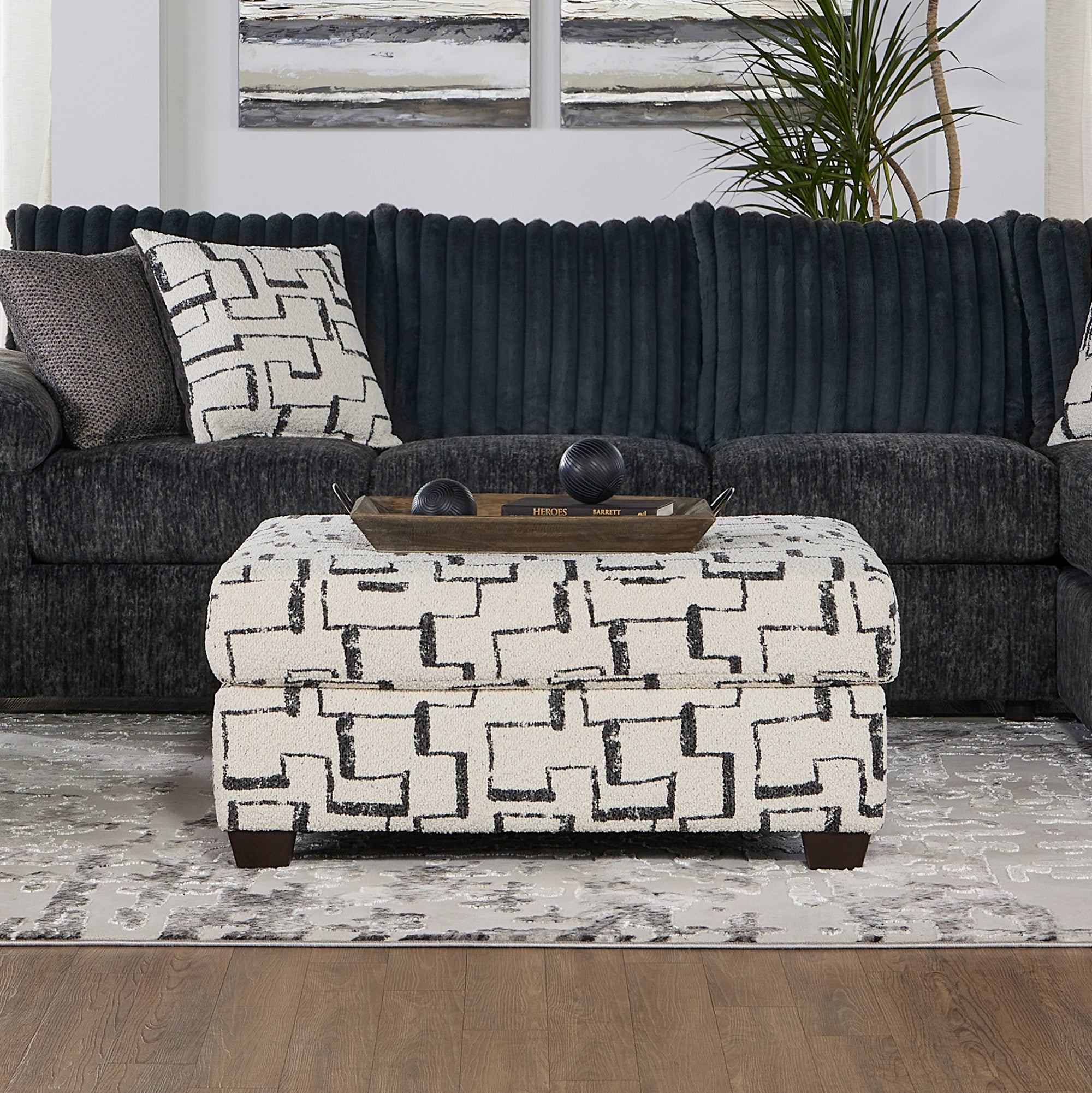 Roundhill Furniture Nason Wide Wale Corduroy Sectional Sofa Chaise - Modern L-Shaped Couch with Chaise Lounge for Living Room, Family Room & Home Theater Comfort