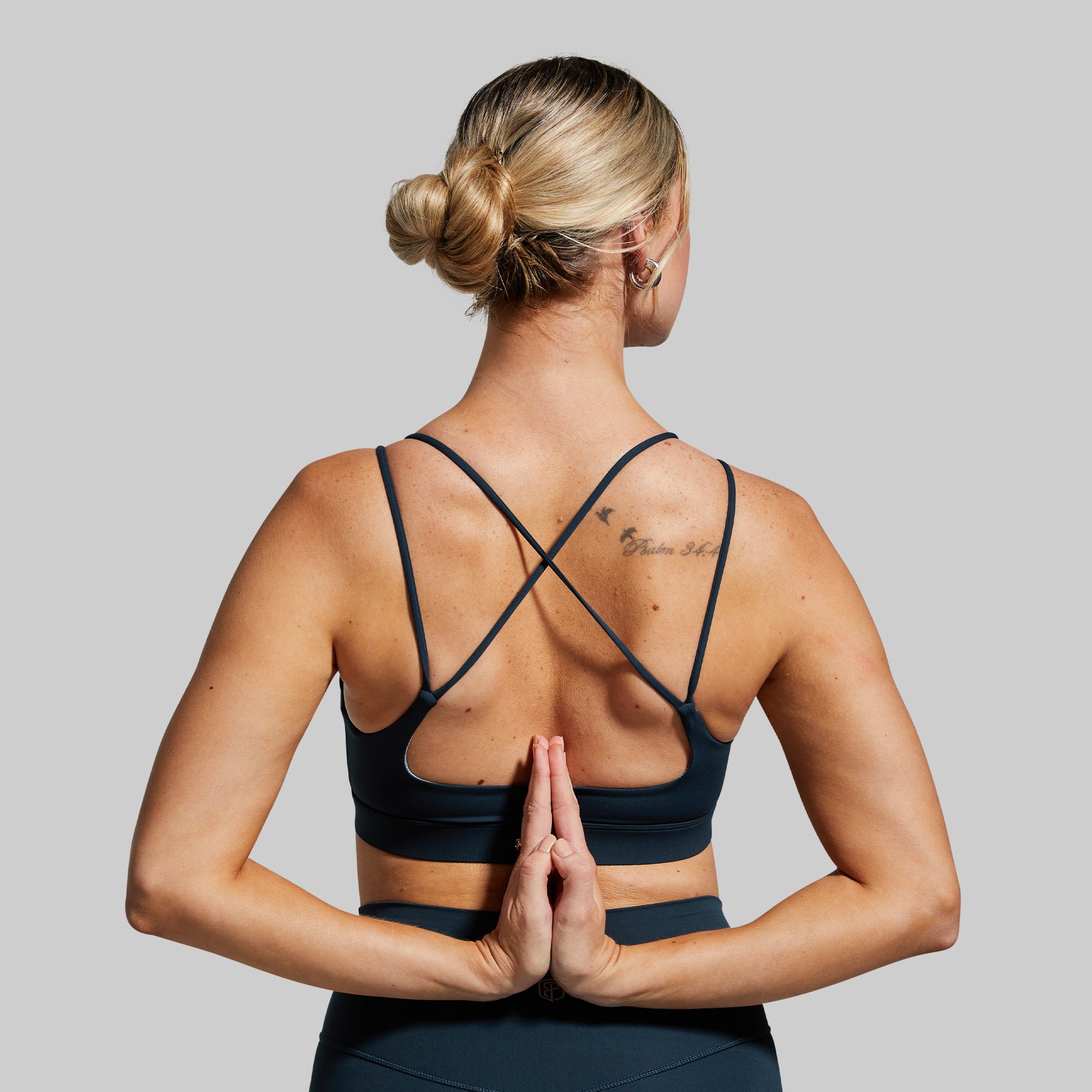 Exhale High Support Sports Bra for Women - Deep Teal | Breathable Workout Top for Running, Yoga & Gym | Moisture Wicking Activewear