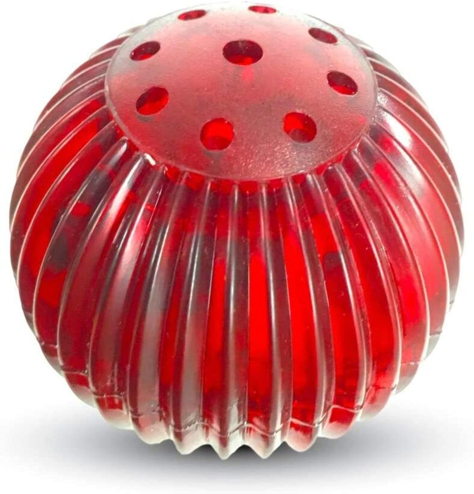 Pet Qwerks Blinky Talking Animal Sound Babble Ball - Interactive Dog Chew Toy with Replaceable Batteries - Perfect for Playtime & Training - Great for Small, Medium & Large Dogs