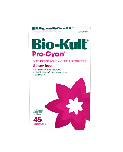 Bio Kult Pro Cyan® Urinary Tract Support 45 Capsules | Advanced Multi-Action Formula for Women & Men | UTI Relief & Bladder Health Supplement