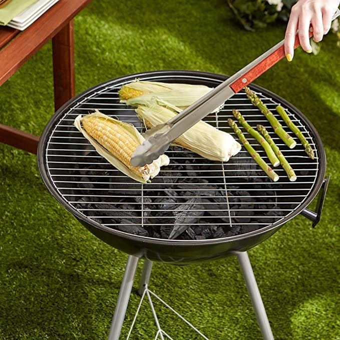 Premium Stainless Steel BBQ Locking Tongs - Heavy Duty Grilling Tongs for Outdoor Cooking, Camping & Backyard BBQs - Secure Grip & Heat Resistant