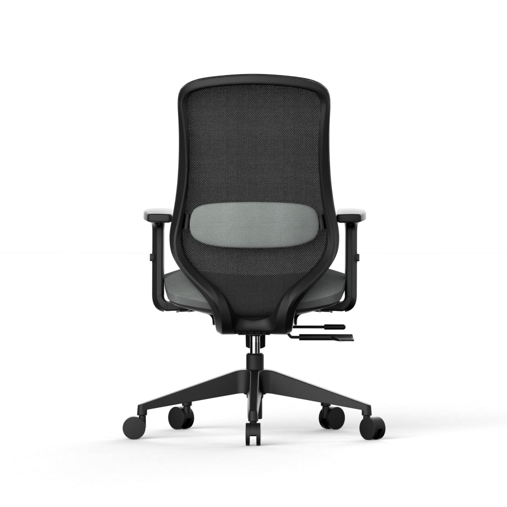 Ergonomic Aurora Mesh Back Office Chair with Lumbar Support - Adjustable Height, Black - Perfect for Home Office, Gaming, and Long Work Sessions