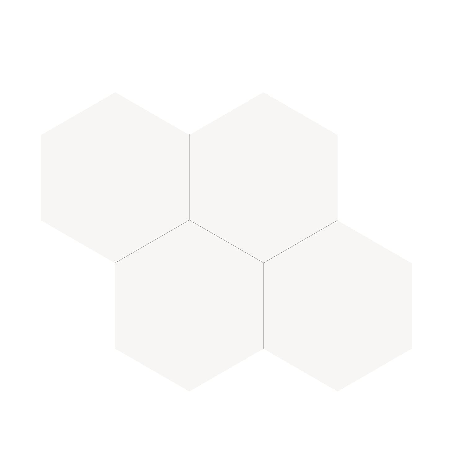 Avant Decor 8-Pack Stone Composite Hexagon Peel & Stick Tiles - Easy DIY Kitchen Backsplash