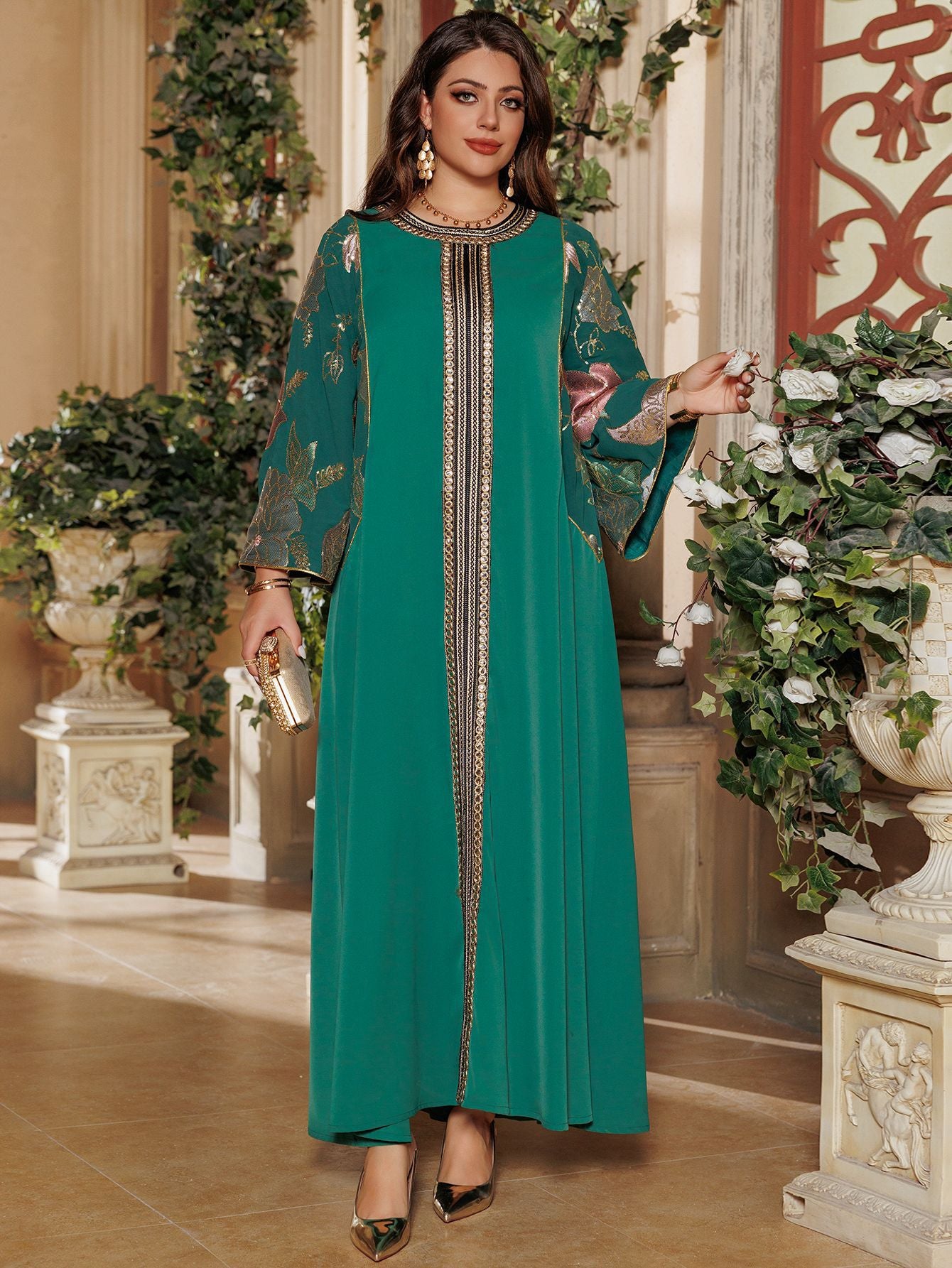 Elegant Long Sleeve Formal Evening Dress for Women - Perfect for Weddings, Prom, Gala & Special Occasions