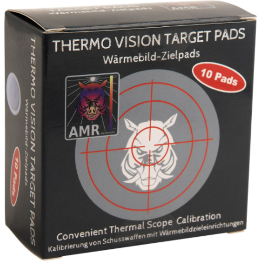 AMR Thermo Vision Target Pads for Thermal Optics - 10 Pack | Perfect for Sight Alignment, Zeroing Scopes & Long-Range Shooting Practice