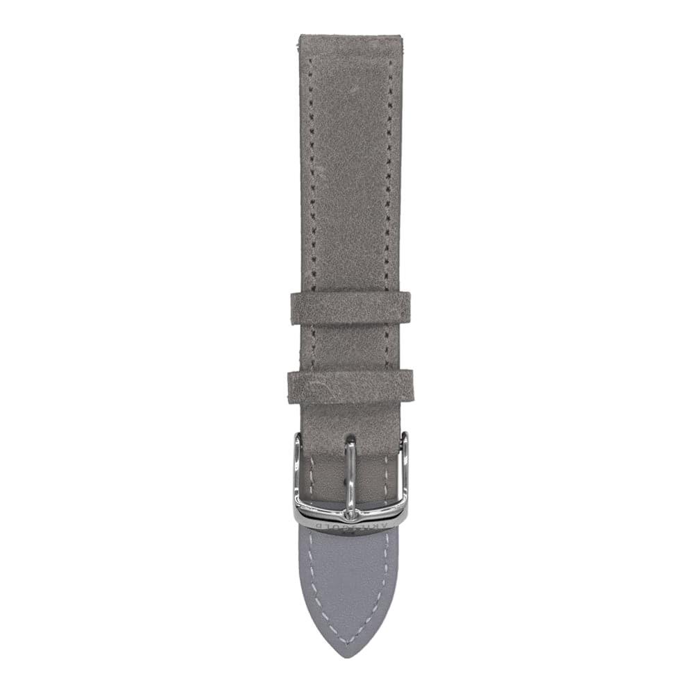 ARIES GOLD BABY GRAY AG L0046 22mm Genuine Leather Watch Strap - Perfect for Dress Watches, Business Attire & Formal Occasions
