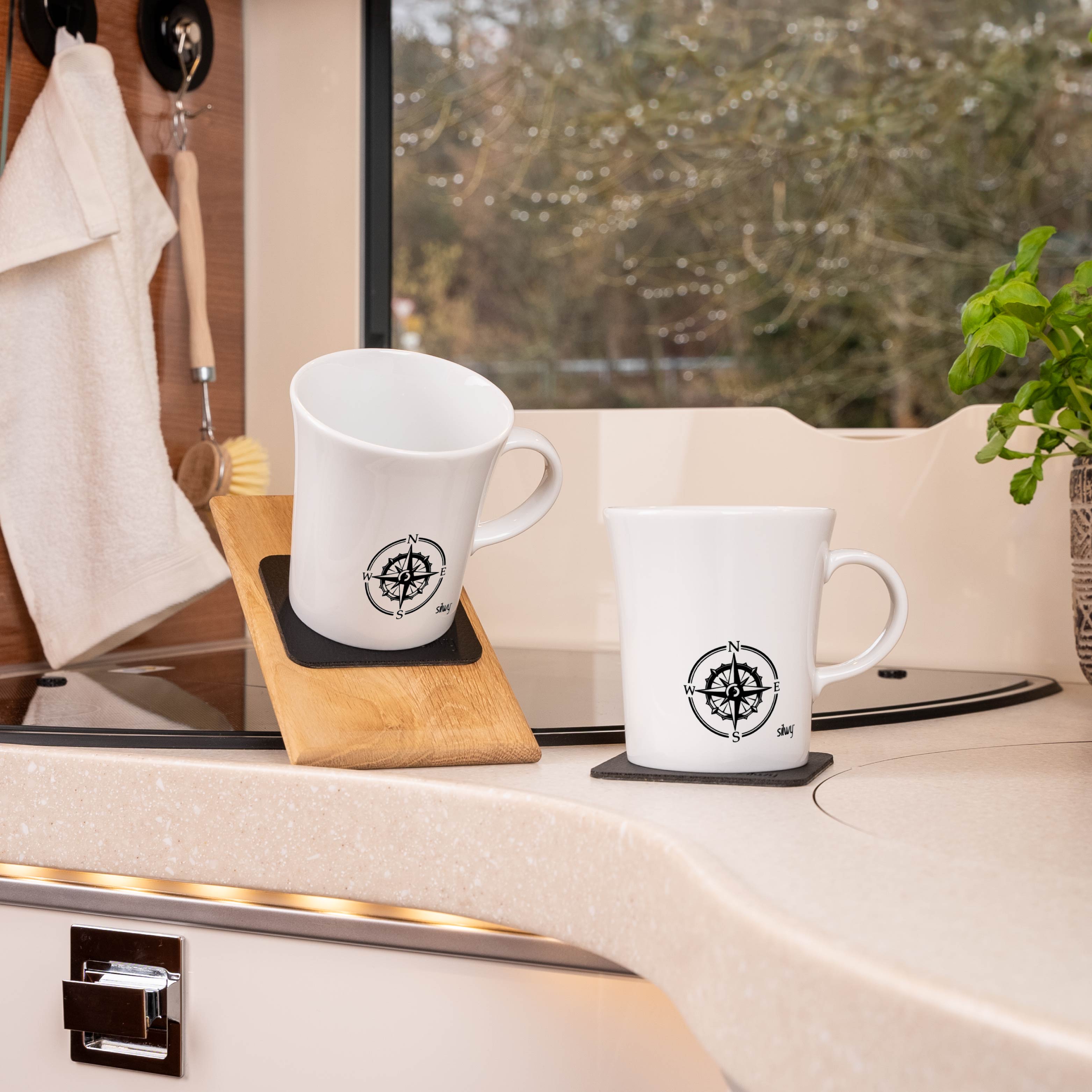Premium Magnetic Porcelain Travel Mugs - Perfect for Camping, Hiking & Outdoor Adventures | Durable & Stylish REISELUST Collection
