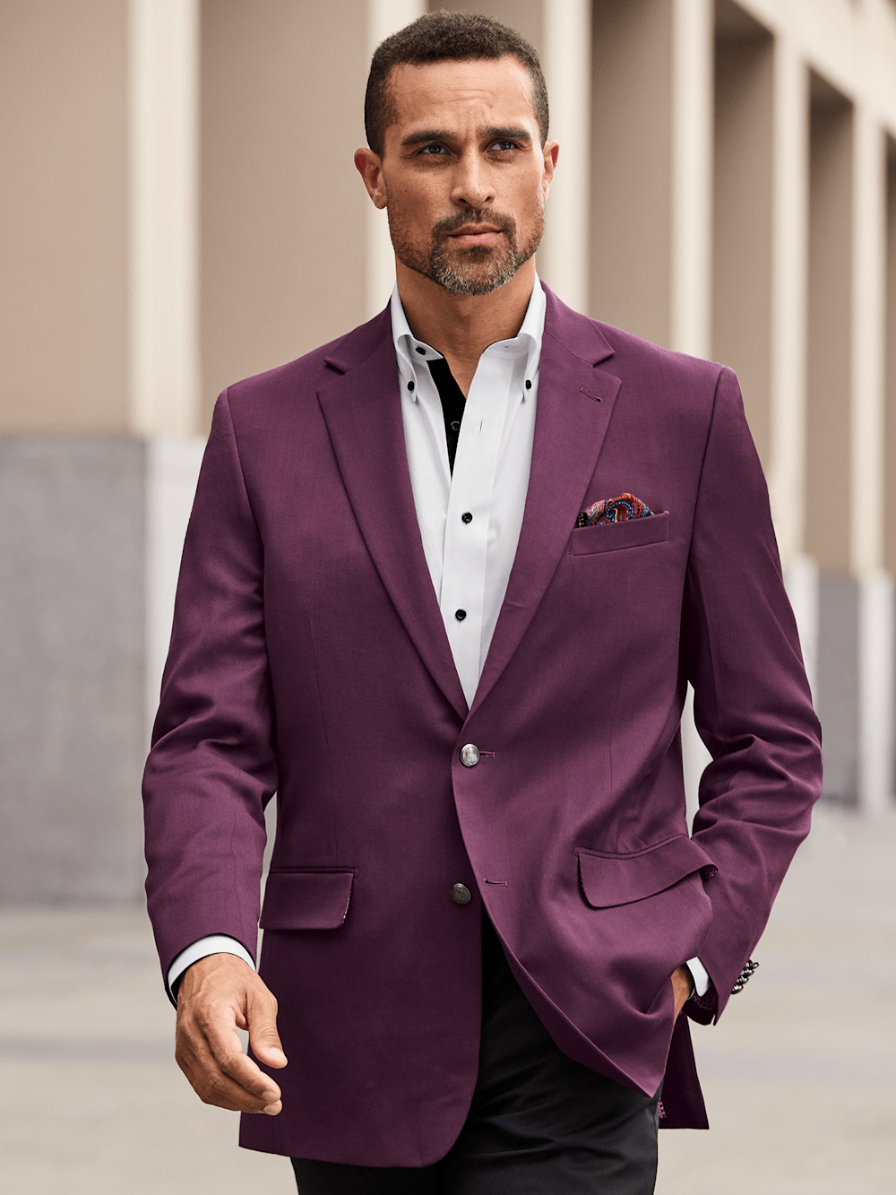 Stylish Women's Travel Blazer in Plum Color - Perfect for Business Trips, Office Wear & Casual Outings