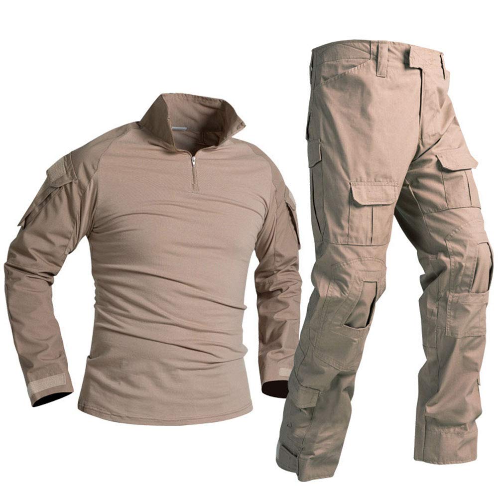 Tactical BDU Camo Set - Outdoor Hunting & Airsoft Combat Uniform Shirt & Pants | Perfect for Military Simulation, Paintball & Survival Training