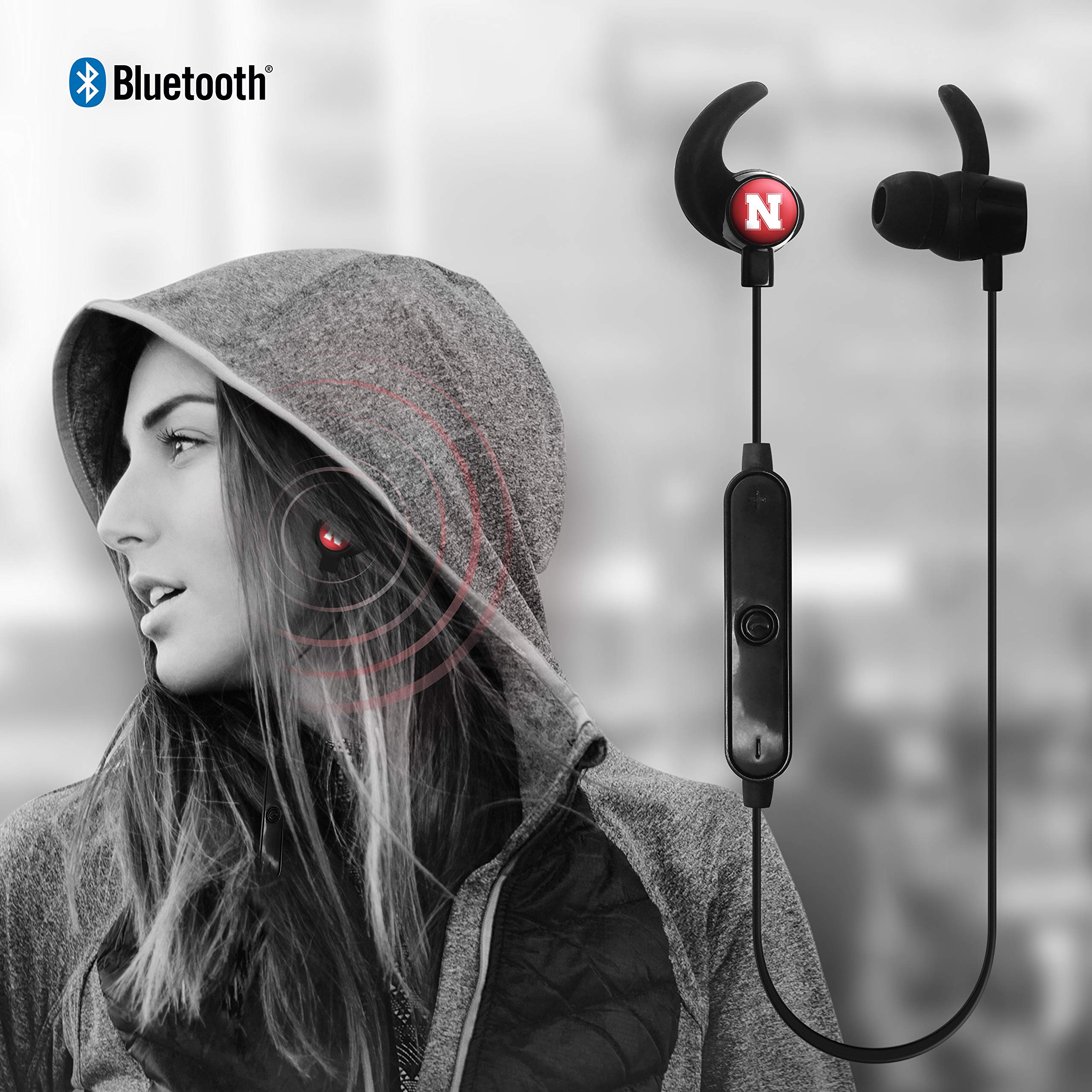 SOAR NCAA Wireless Bluetooth Earbuds - Sweatproof Sports Headphones with 30H Playtime, HD Sound for Running, Gym & Workouts | Compatible with iPhone & Android