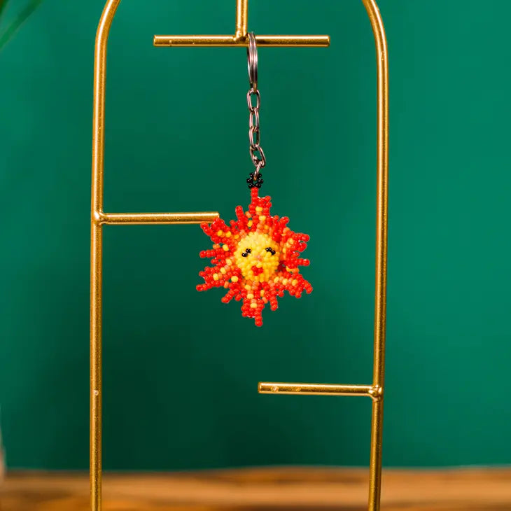 Sun Keychain - Solar Powered Keyring with Unique Design for Car Keys, House Keys & Backpacks | Perfect for Outdoor Enthusiasts & Daily Use