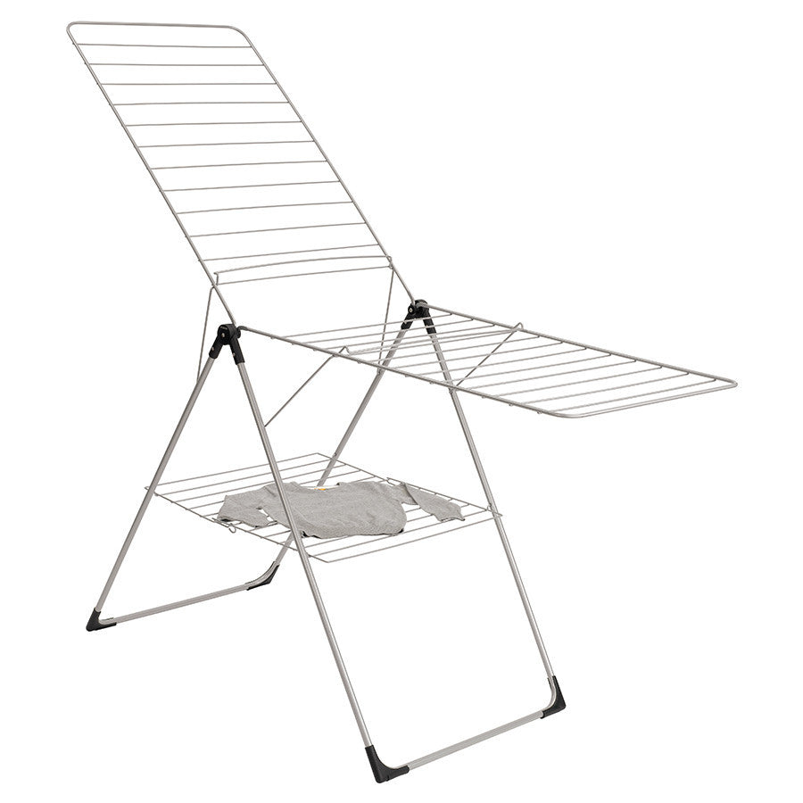 20M T-Shaped Clothes Drying Rack - Heavy Duty Laundry Rack for Indoor/Outdoor Use - Perfect for Apartments, Balconies & Backyards