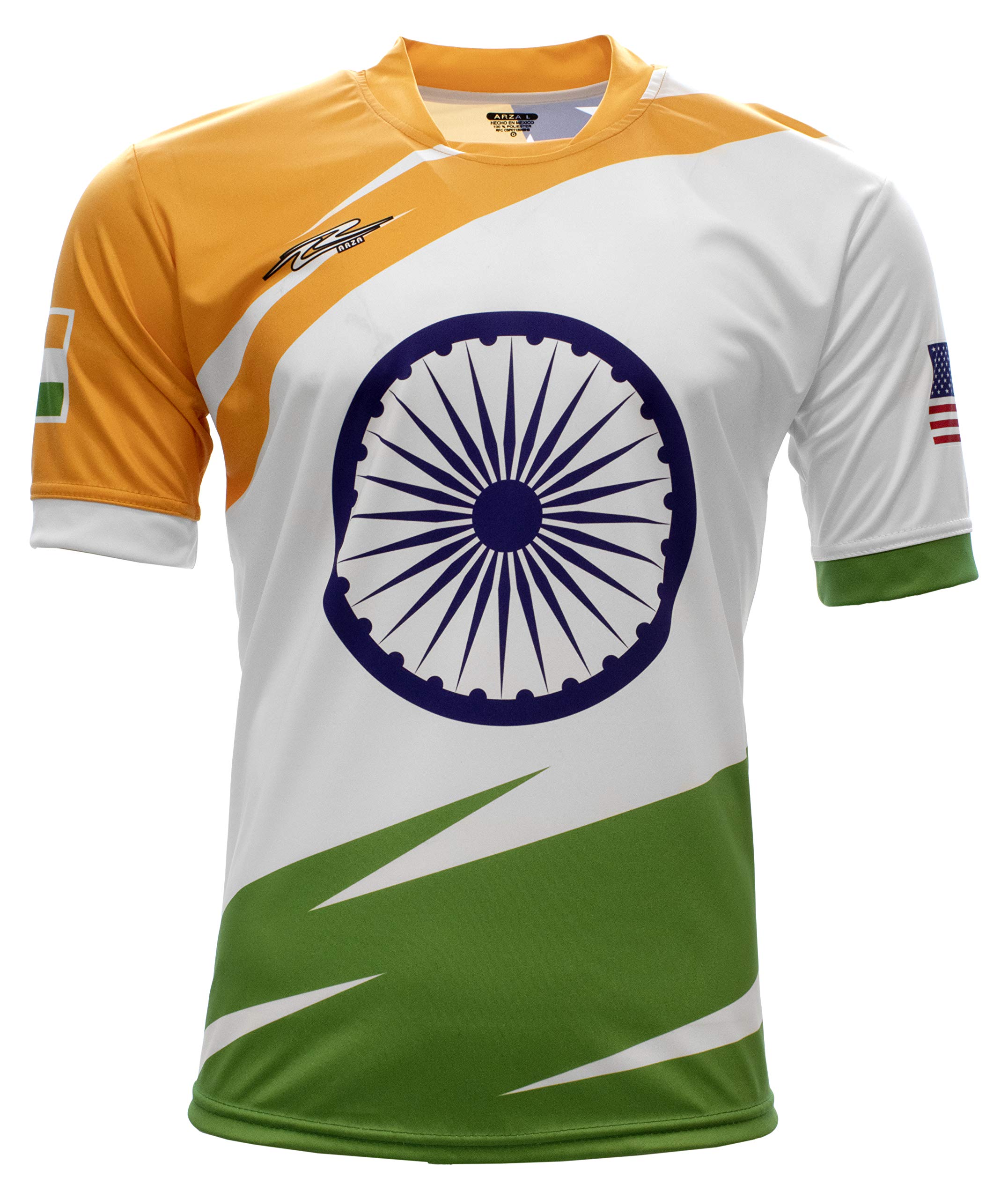 Authentic India & USA Men's Fan Jersey - Red & White Colors - Perfect for Cricket, Football & Sports Events