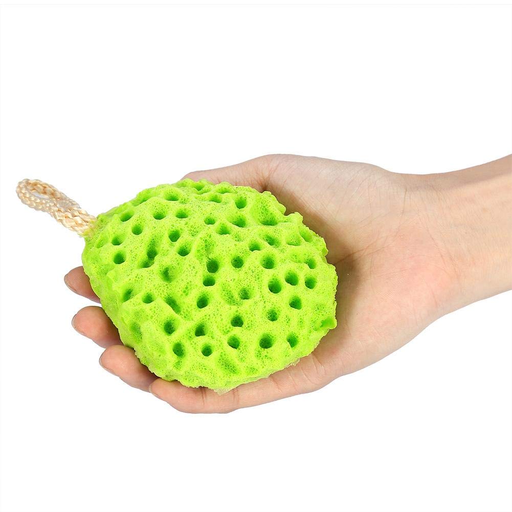 4 Colors Soft Sponge Body Bath Ball - Exfoliating Shower Scrubber for Smooth Skin | Spa & Bath Accessories | Gentle Cleansing for Daily Use (Green)