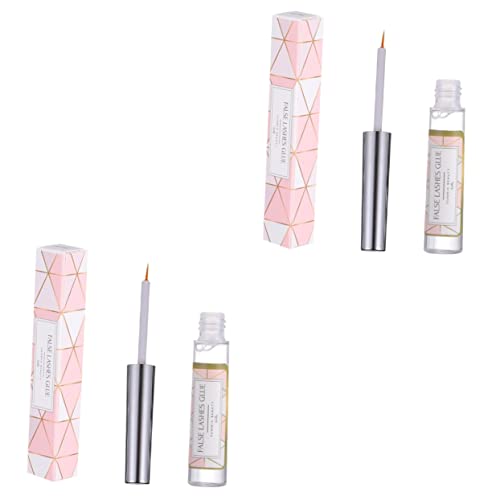 Minkissy 2PCS Professional False Eyelash Glue - Quick Dry Eyelash Adhesive for Extensions & Makeup - Waterproof & Long Lasting - Perfect for Daily Use, Parties, Weddings & Special Events