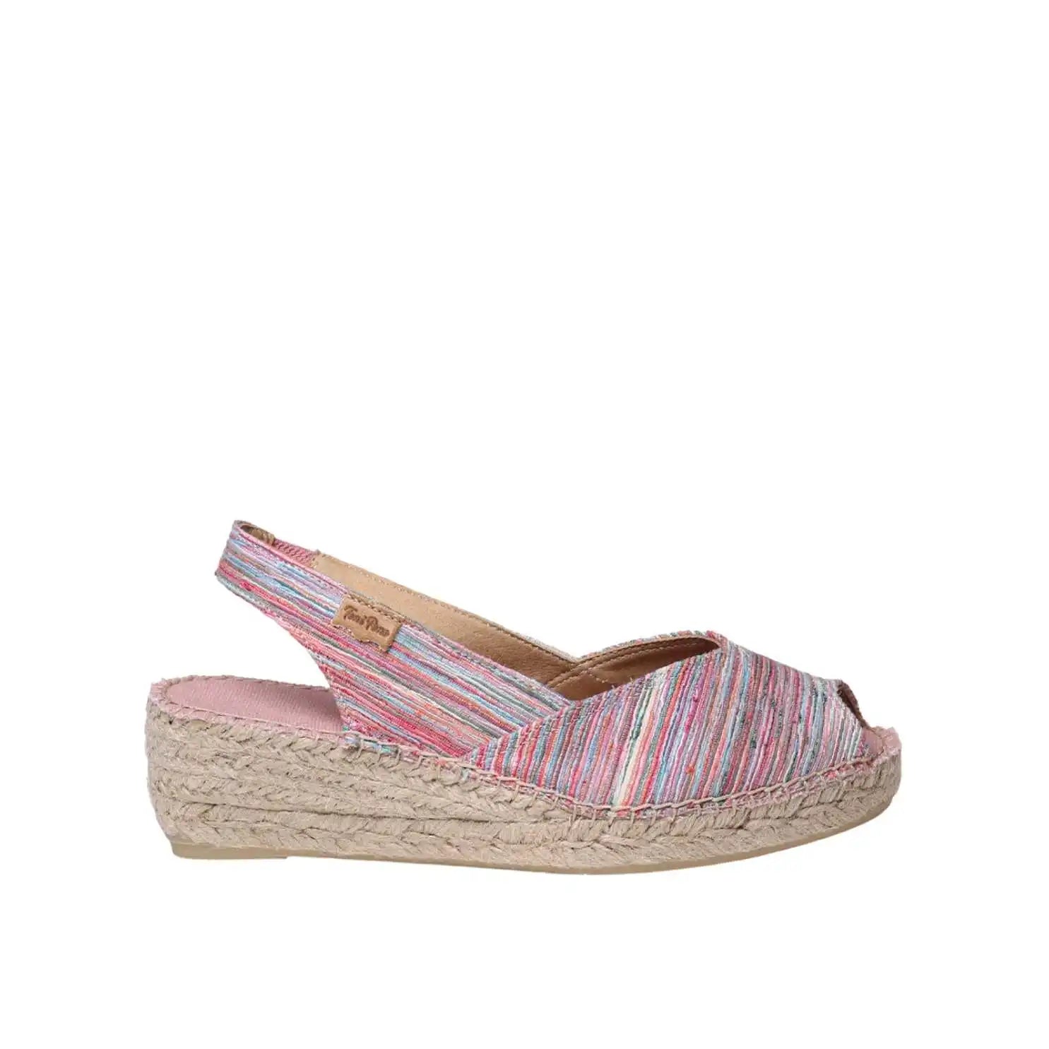 Women's Multicolor Fabric Espadrilles - Beri RG | Comfortable Summer Casual Shoes for Beach, Walking & Outdoor Activities