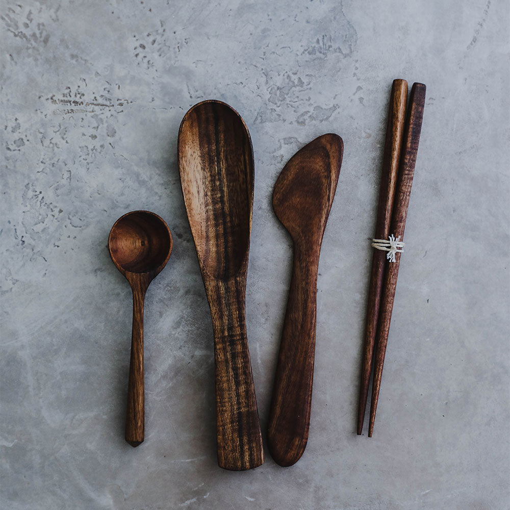 Premium Acacia Wood Chopsticks - Natural, Durable & Eco-Friendly for Sushi, Asian Cuisine & Home Dining