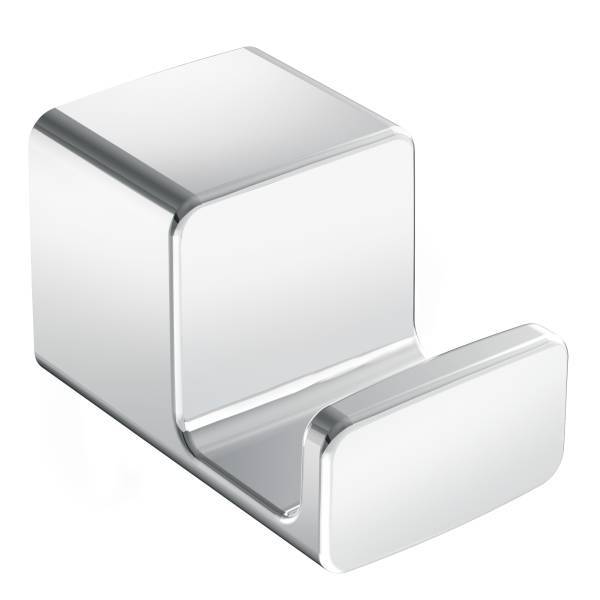 Moen YB8803CH 90 Degree Chrome Robe Hook - Perfect for Bathroom, Bedroom, and Closet Organization