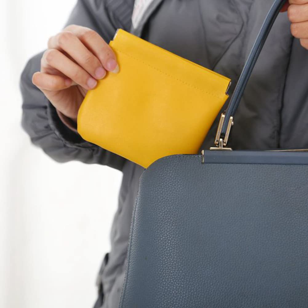 Lambskin Cosmetic Bag for Women - Waterproof Travel Makeup Pouch, Birthday Gift for Her