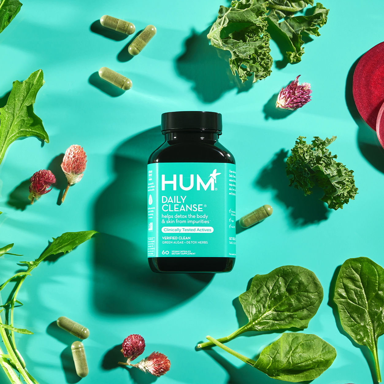 Best Daily Cleanse Clear Skin & Acne Supplement for Adults - Natural Skin Detox & Breakout Relief - Perfect for Morning Routine & Post-Workout Care