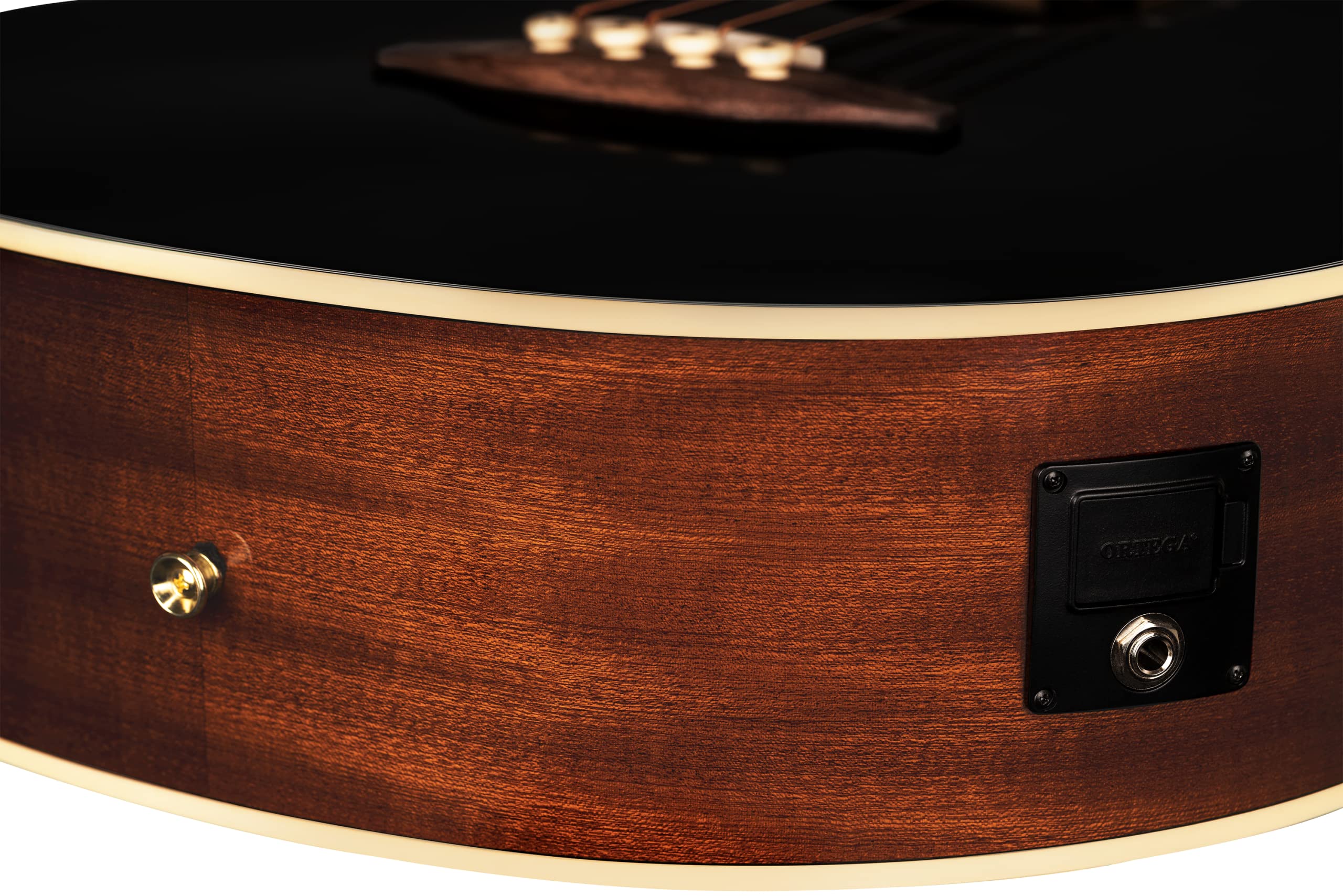 Ortega 4-String Acoustic Bass Guitar - Professional Quality for Live Performances & Studio Recording