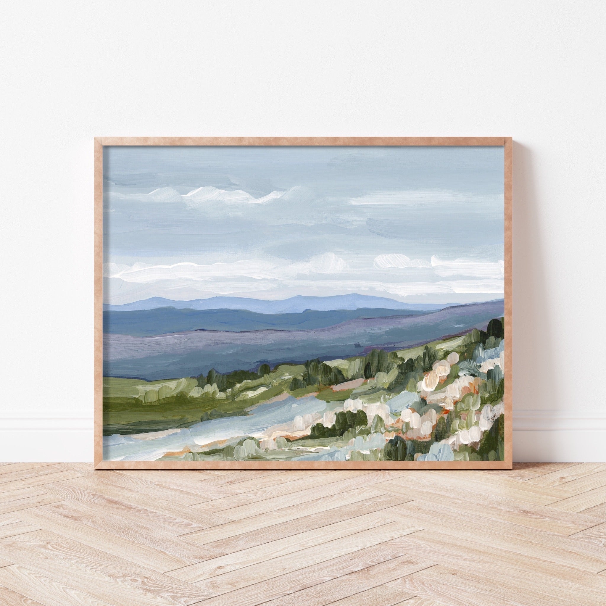 Maggie Valley II Art Print - Stunning Landscape Wall Decor for Home & Office - Perfect for Living Room, Bedroom & Office Spaces