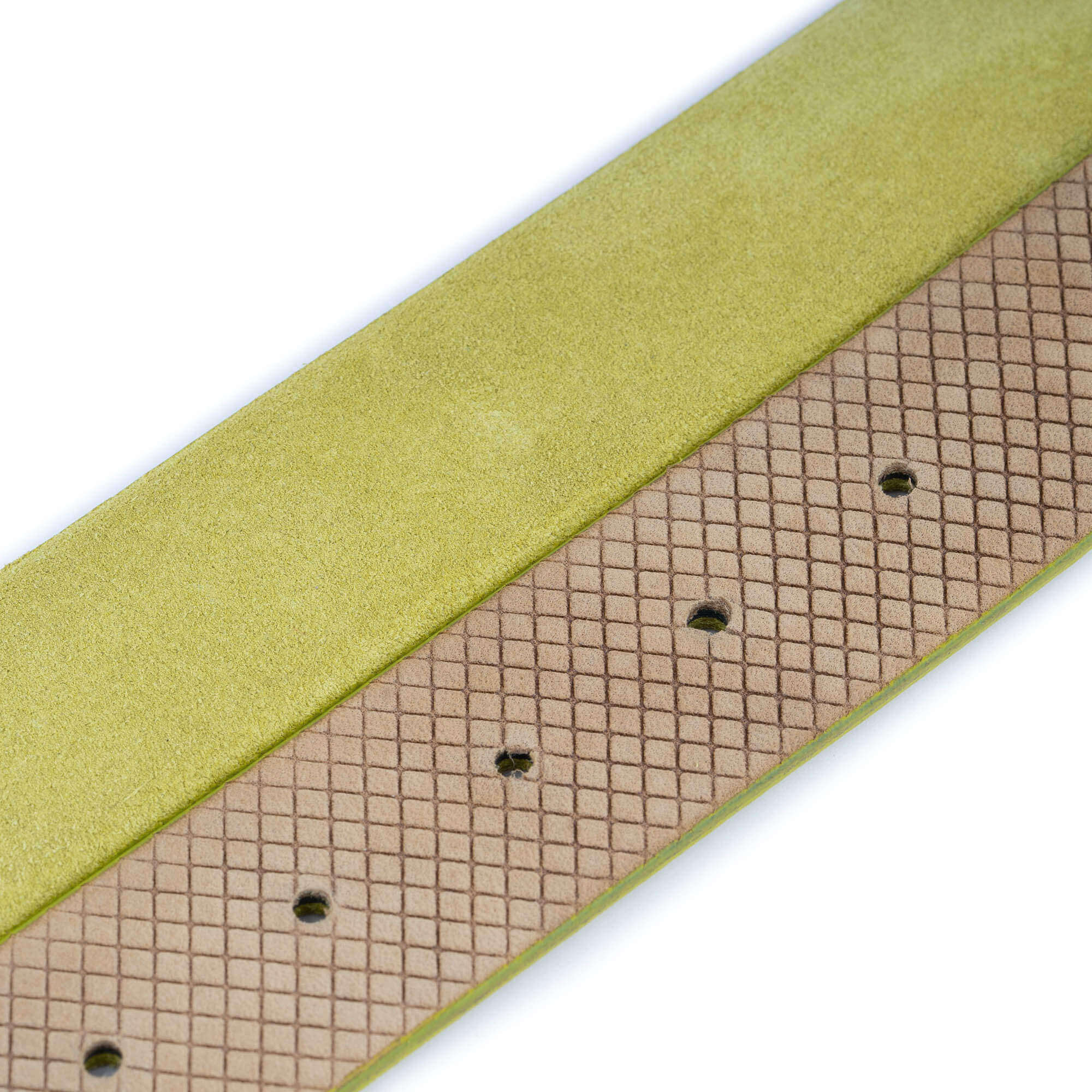 Lime Green Suede Leather Belt Replacement Strap for Cartier Women's Watches - Perfect for Casual Wear, Office & Special Occasions