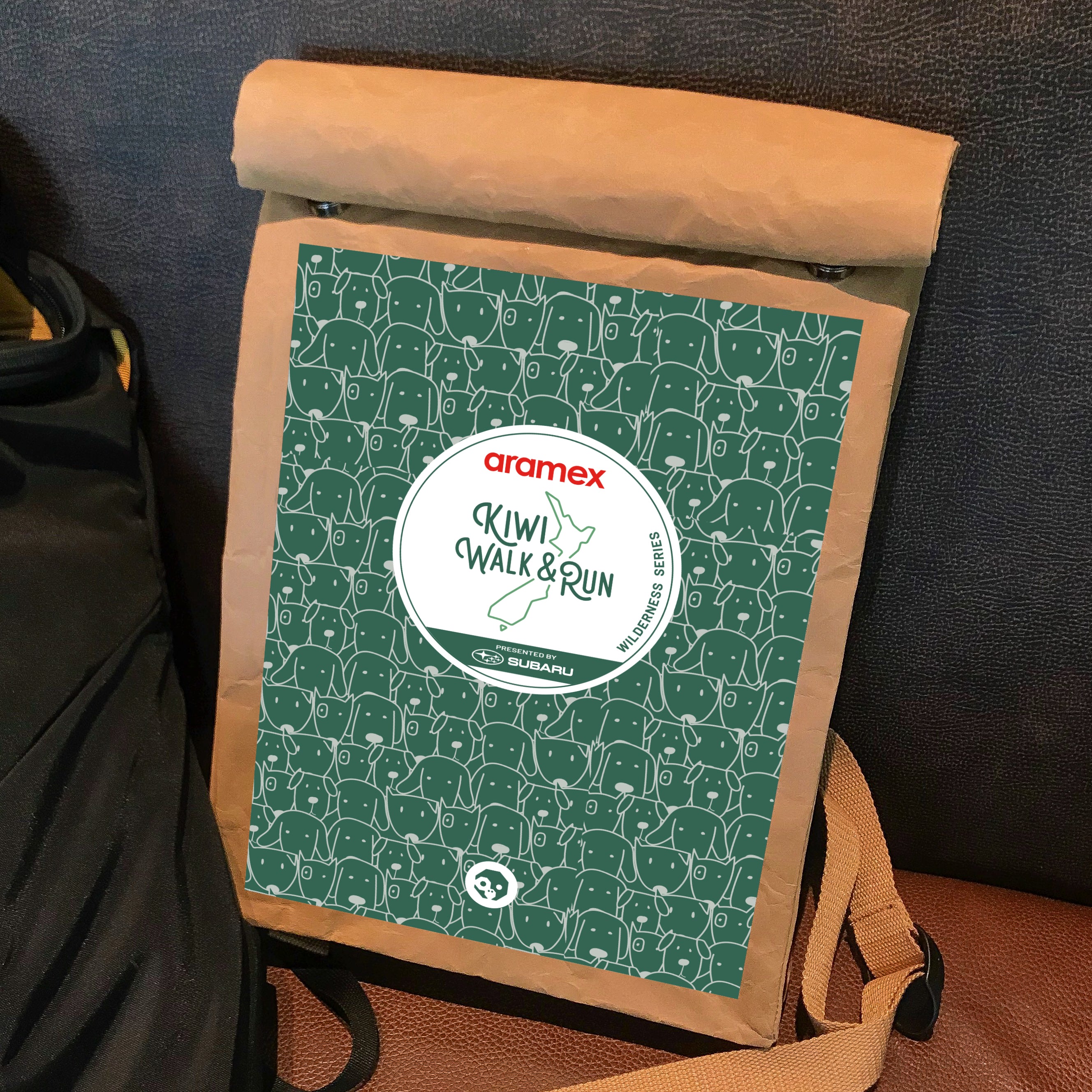 Eco-Friendly Kraft Paper Backpack - Durable & Stylish Reusable Bag for School, Travel & Everyday Use