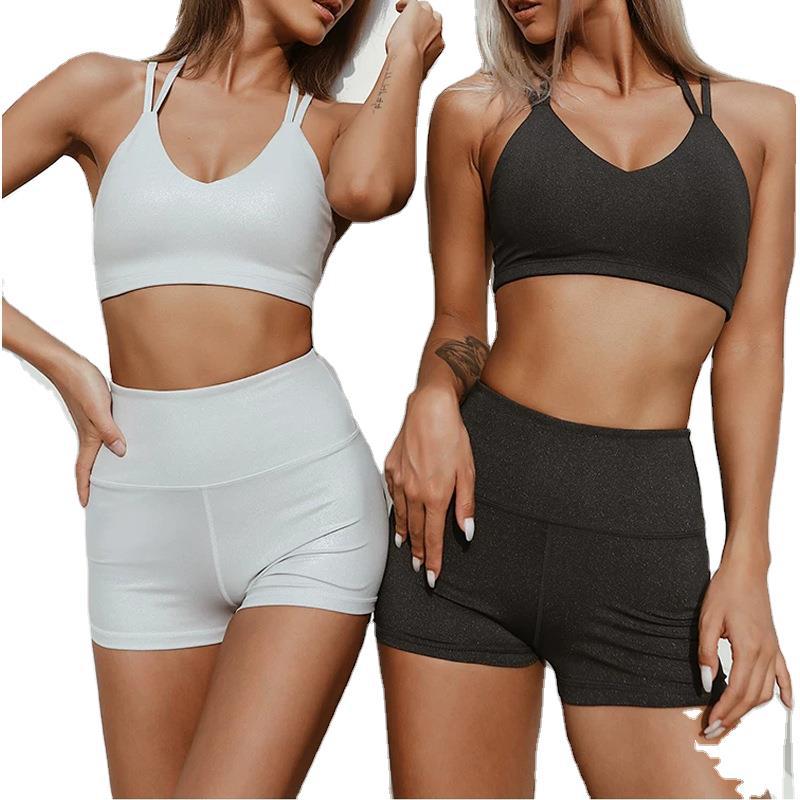 Seamless Sport Yoga Set for Women - 2 Piece Workout Bra & Leggings - Gym & Fitness Clothing - Perfect for Yoga, Pilates & Running