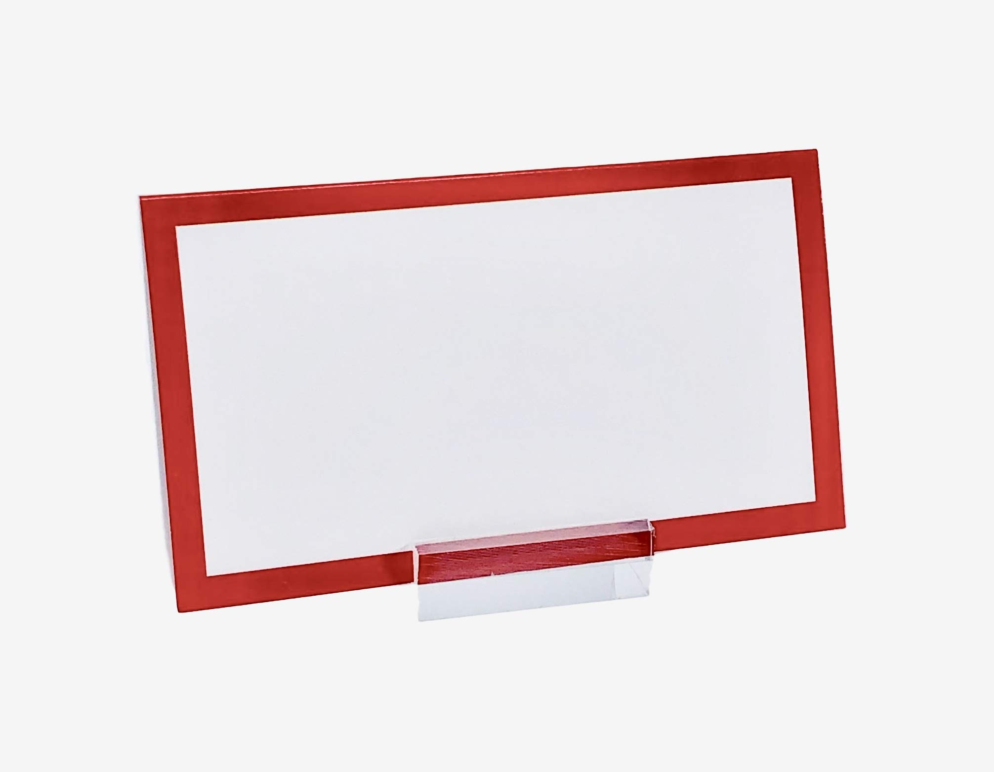 50-Pack Premium Tented Place Cards - 14pt Matte Cardstock Wedding Place Cards, Buffet Labels, Banquet Table Name Cards for Weddings, Parties & Events - Elegant Seating Solution for Cocktail Receptions & Formal Dinners