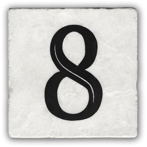 Beige Number Tile-8