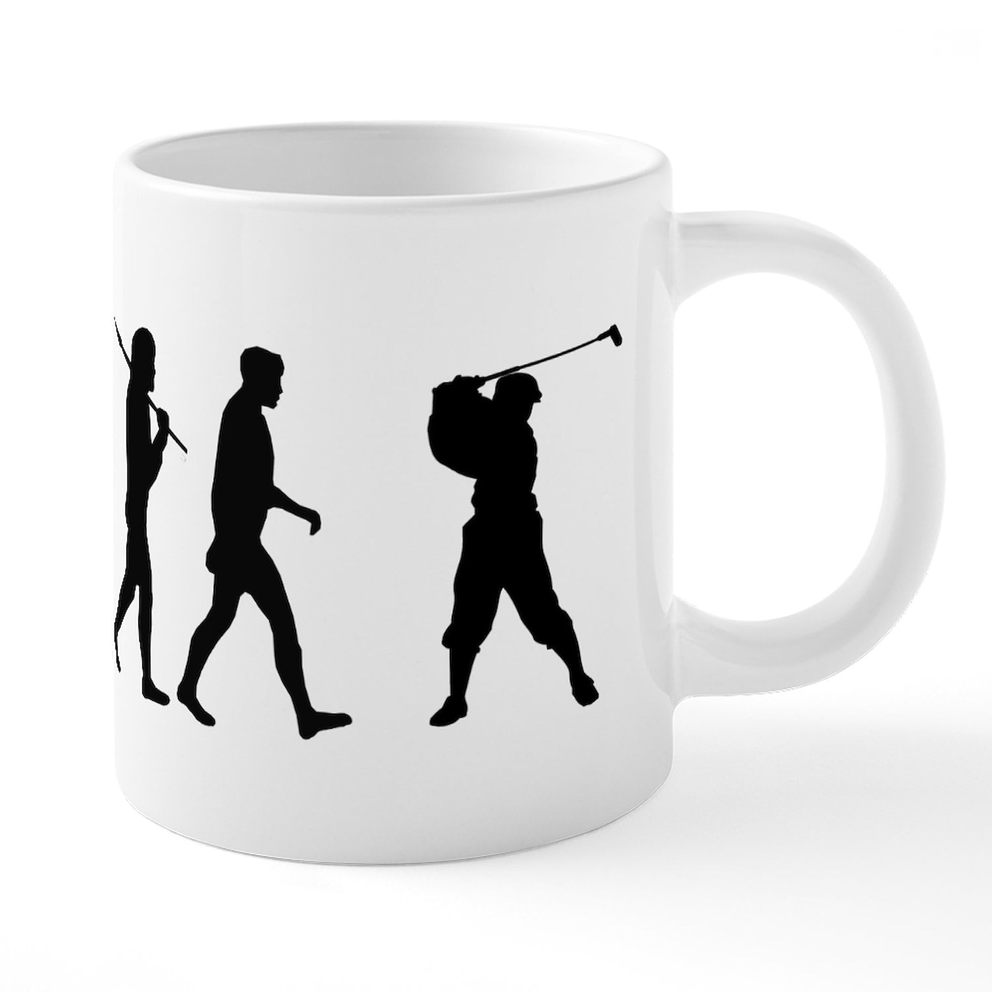 Golf Evolution 20 oz Ceramic Coffee Mega Mug - Large Insulated Coffee Cup for Golf Lovers - Perfect for Golf Courses, Office & Home Use