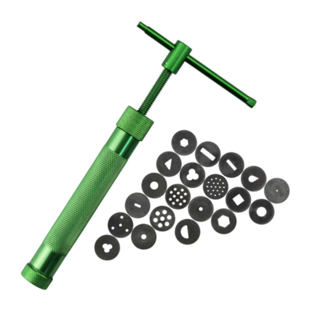 Miniature Alloy Rotary Clay Extruder - Durable Multifunctional Polymer Clay Tool for Sculpting, Pottery & DIY Crafts | Perfect for Ceramic Artists, Jewelry Making & Home Decor Projects