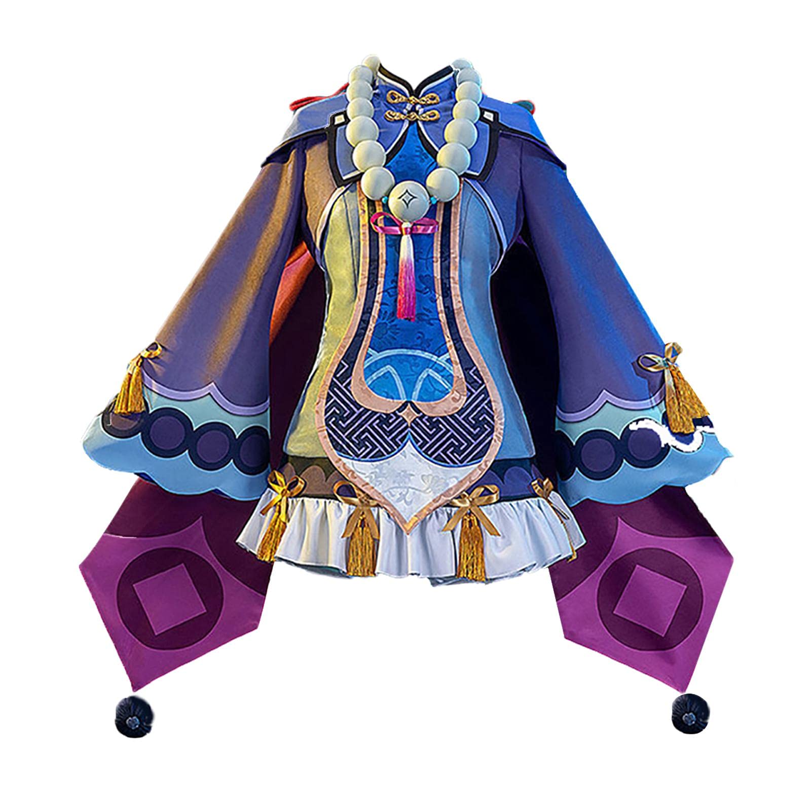 Genshin Impact Qiqi Cosplay Costume Set - Official Anime Game Character Uniform for Halloween, Christmas Parties & Cosplay Events | Perfect for Conventions, Themed Parties & Costume Contests