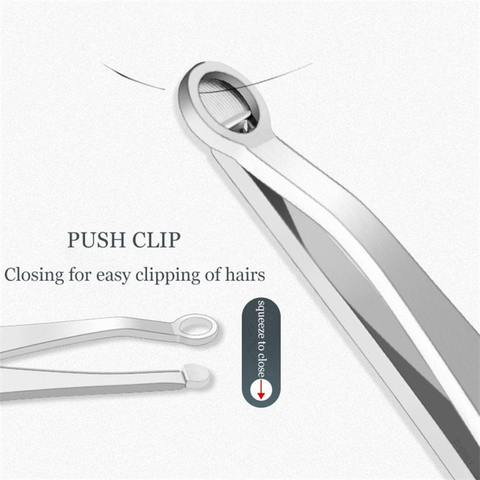 AKAZI Men's Stainless Steel Nose & Facial Hair Trimmer - Yellow | Precision Nose Hair, Beard & Hand Hair Trimmer | Perfect for Grooming, Travel & Personal Care